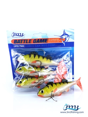 ماهی مصنوعی  ژله ای ۳ تایی Battle Game 321