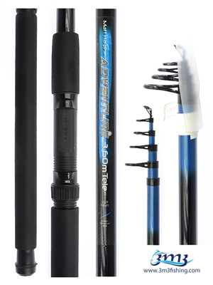 چوب ماهیگیری تلسکوپی فایبر گلاس    ADVENTUR 4.50