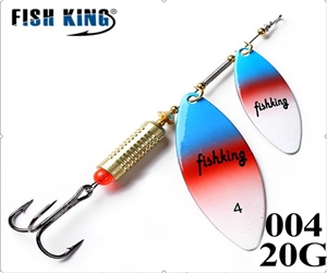 لانسه  پرچمی آبی سفید FISH KING 3H6-1-44   SIZ3 4+2